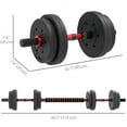 thumbnail image 3 of Soozier Ensemble d'Haltères Réglables de 33 Lb pour la Mise en Forme du Corps, 3 of 10