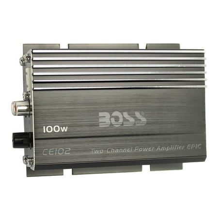 New BOSS CE102 100 Watt 2 Channel Mini Car/Motorcycle/ATV Audio Power Amplifier