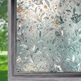 thumbnail image 2 of 3d Rainbow Film Stained Glass Vinyl Static Non Adhesive Film Opaque Privacy Protective -45x100cm, 2 of 5