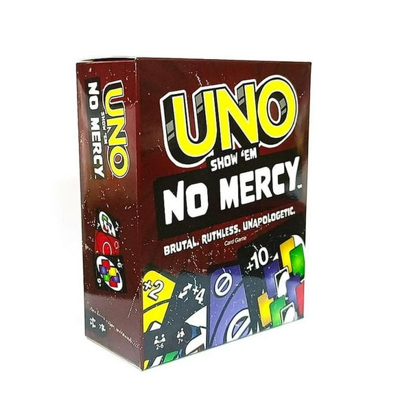 2024 New UNO No Mercy Game Board Collection Cards UNO Table Family Party Entertainment Children Birthday Christmas UNO Card Toy