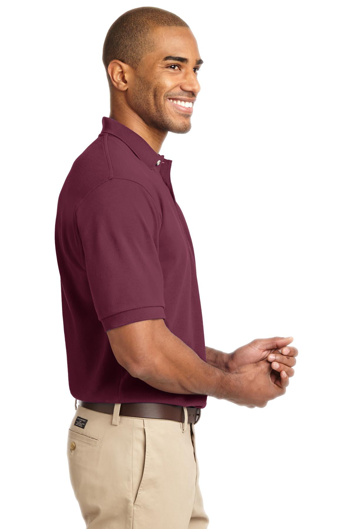 TLK420 Mens Port Authority Tall Pique Knit Polo 