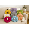 thumbnail image 5 of Fennco Styles Handmade Garden 3D Sunflower Decorative Throw Pillow 13" Round, 5 of 5