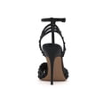 thumbnail image 3 of Jessica Simpson Wisata2 Womens Heels Black Ankle Strap Pointy Stiletto Heel Pump (Black, 11), 3 of 6