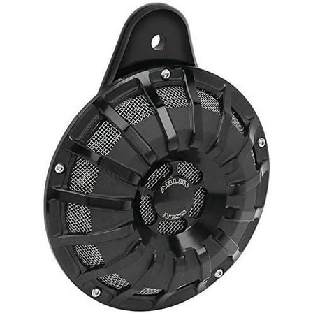 Arlen Ness 15 Spoke Horn Cover Univ Blk 70-260 New