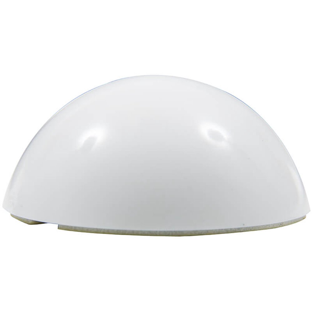 21/2 StickOn Dome Door Bumper White