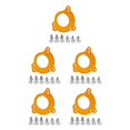 thumbnail image 2 of Maoww Adaptateur de Vélo Plaque Guide-Chaîne Alliage d'Aluminium Conversion Pièces de Rechange Vélo Accessoire de Réparation Portable Or 5ensemble, 2 of 6