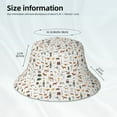 thumbnail image 3 of Cauagu Outdoor Living for Unisex Bucket Hat,Outdoor Summer Beach Fishing Sun Hat Hot Summer Reflective Bucket Hat Fun Outdoor Vacation Hat for Men and Women, 3 of 6
