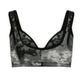 thumbnail image 4 of Bigersell Bra for Backless Dresses Women Plus Size Camouflage Print Front Deduction BreathNo Underwire Underwear Bras Female Polyester No Show Bra Women Full-Figure Bra, Style 360, Black M, 4 of 4