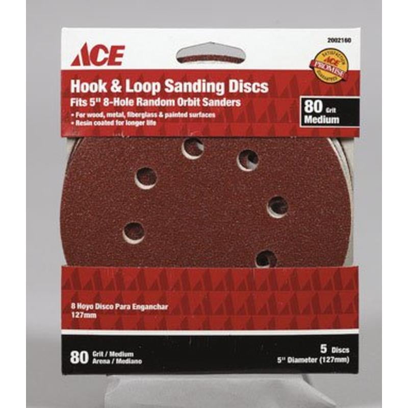 Hook And Loop Vented Sand Disc 5 Hook And Loop Ace Paint Sundries