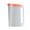 Orange, variant on THLKIF Beverage Dispenser, Plastic Beverage Dispenser, Gallon Pitcher with Lid and Spout Drink Dispenser Double Drink Dispenser Plastic Dispenser with Spout Fridge Beverage Dispenser (2200ml/74oz)