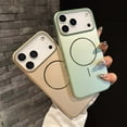 thumbnail image 2 of Designed for iPhone 17 Magnetic Phone Case,Anti-Fingerprint Matte Skin Feel Back,Compatible with Mag-Safe,Ultra Slim Hard PC Shockproof Anti-fall Anti-Scratch Phone Case,Green, 2 of 8