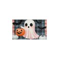 thumbnail image 2 of Kitchen Rug Set Of 2 Non Slip Kitchen Mats for Floor,Halloween Horror Pumpkin Spooky Ghost Bat Kitchen Floor Mats for Bathroom,Room Cook (47x17+30x17 Inches), 2 of 7