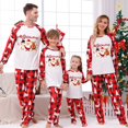 thumbnail image 4 of Pyjama de Famille Garçons Pyjama de Filles Lettre de Noël Pyjama de Garçons de Coton Biologique Pyjama de Noël, 4 of 7