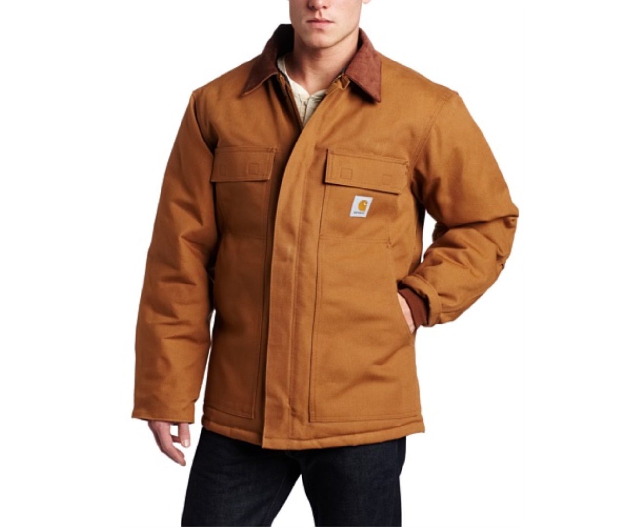 Carhartt men's arctic quilt lined duck traditional coat Clearance