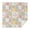 Pioneer Flower Floral-2, variant on Pioneer Flower Floral Print Pattern Square Tablecloth, Waterproof Wipeable Spillproof Washable Table Cover for Home Kitchen Party Decor, 42"x42"