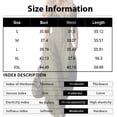 thumbnail image 3 of JULMCOMO Jumpsuits for Women Deep V Neck Button Front Sleeveless Summer Jumpsuits Wide Leg Casual Baggy Outfits with Pockets White XXL, 3 of 5