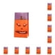 thumbnail image 2 of Yuarrent Bolsa de papel portátil de Halloween de 10 piezas, bolsas de recuerdo de fiesta de gran capacidad, comida, postre, regalos, embalaje para Artesanía Tipo 1 Yuarrent HA067640-01, 2 of 6