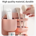 thumbnail image 4 of Back to School! mtvxesu Wall Organization, Self-adhesive Side Storage Box Wall-mounted Remote Control Bracket Office Bracket Pen Multi-function Storage Rack Bedroom Bathroom Supplies, 4 of 6