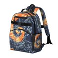 thumbnail image 2 of Colorful Tie Dye Pattern Backpack for School,Cute School Bag,Schoolbag with Adjustable Shoulder Straps & Padded Back,15.25"x11.5"x5.25", 2 of 5