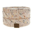 thumbnail image 3 of Pink Heardband Fashion Autumn and Winter Pure Color Wool Knitted Sports Headband, 3 of 3