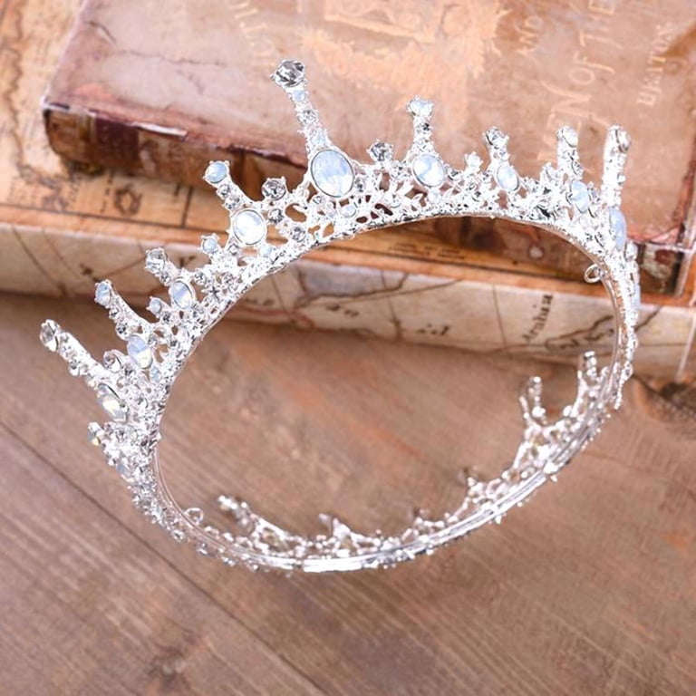 PAPER & QUARTZ Moonlight Ice Queen Crown Tiara in Champagne  display picture 3