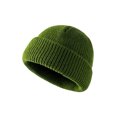 thumbnail image 2 of Minnieouse Gorro de punto elástico grueso invierno cálido deportes al aire libre senderismo viajes nieve esquí gorra accesorios casuales para mujer Sombreros Verde oscuro Minnieouse AP013203-03, 2 of 6