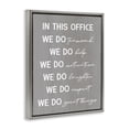 thumbnail image 4 of Stupell Industries Inspirational Office Phrases Text & Numbers Painting Gray Floater Framed Canvas Art Print Wall Art, 25 x 31, 4 of 10