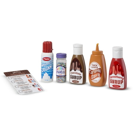 Melissa Doug Sweet Toppings Play Food 6 pcs Walmart com Melissa Doug Sweet Toppings Play Food 6 pcs Walmart com