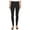 Black, variant on TOMMY HILFIGER Womens Black Printed Skinny Casual Pants 16