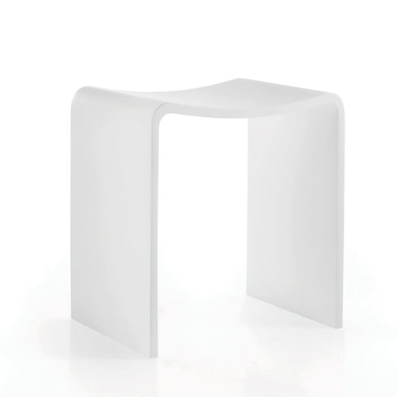 Ws Bath Collections Scagni 54703 Scagni 16" Stool - White