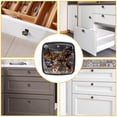 thumbnail image 6 of 4 Pcs Cabinet Handle Drawer Pulls Christmas Night Knobs with Screws Square Furniture Office Cabinet Knob Decoration, 6 of 7