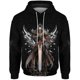 thumbnail image 3 of Sudadera con capucha informal de otoño para hombre, sudadera con capucha holgada de moda, sudaderas para hombre, sudaderas con capucha con estampado gráfico de caballero y armadura de guerrero para ho, 3 of 5