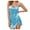 Blue, variant on Mifelio Silk Pajamas for Women Silk Cami Strap Neck Dress Satin Underwear Sleepwear Cowl Women Nightdress Womens Pajamas Pink S