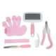 thumbnail image 1 of Kit de recorte para mascotas, peine para perros, tijeras para uñas para gatos, suministros de limpieza para mascotas, kits de adornos de peluquería para mascotas, color rosa, 1 of 5