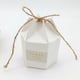 thumbnail image 1 of Caja de regalo de 50 piezas con forma hexagonal para dulces, exquisita caja de embalaje para bodas, cumpleaños, fiestas, baby shower, papel blanco, 1 of 15