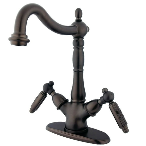 Kingston Brass KS1495GL Vessel Standard Mount Bathroom Faucet, Oil Rubbed Bronze