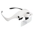 thumbnail image 3 of Lupa para gafas, para leer, bordar, mantenimiento, tallado, lente LED, soporte para lupa, diadema, 3 of 14