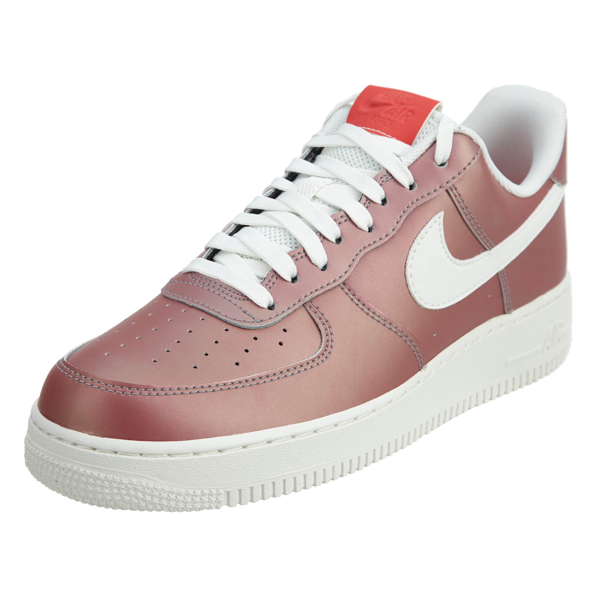 Mens Nike Air Force 1 '07 LV8 Track Red Black Summit White 823511-600 