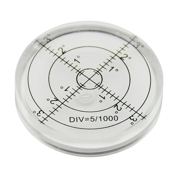 EGNMCR Vientiane Level Bubble Portable Circular Level Small Balance Ruler High-precision Level Universal Level Bubble Scale Horizontal Bubble Plane Measurement 15ml balance level