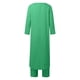 thumbnail image 5 of Traje de dos piezas de moda 2025 para mujer: top de manga larga irregular y pantalones de pierna ancha. Conjunto informal de estilo oriental., 5 of 5