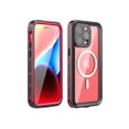 thumbnail image 1 of for iPhone 15 Pro Max 6.7 inch Waterproof Case Magnetic, [Compatible with MagSafe][with Screen Protector][IP68 Underwater][Dustproof] Phone Cover for iPhone 15 Pro Max 6.7" Red, 1 of 7
