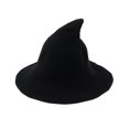 thumbnail image 2 of Gallickan Witch Hats for Woman Girls, Halloween Witches Hats, Womens Modern Witches Hats, Halloween Decorations for Outdoor Party Accessories, Black, 2 of 5