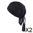 thumbnail image 1 of 2x Pañuelo para La Cabeza, Bandana, Envoltura para La Cabeza, Gorro para Motocicleta, Ciclismo, Deportes 2 piezas, 1 of 10