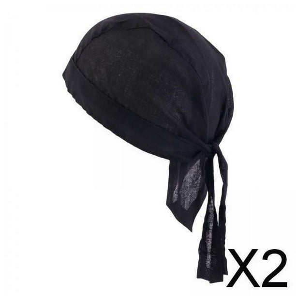 2x Pañuelo para La Cabeza, Bandana, Envoltura para La Cabeza, Gorro para Motocicleta, Ciclismo, Deportes 2 piezas