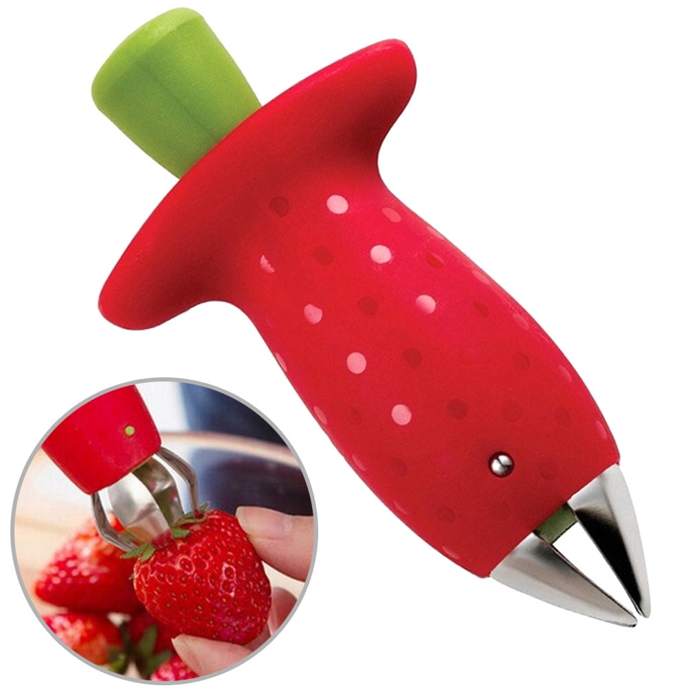 Strawberry Huller Tomato Stem Leaves Remover Fruit Corer Kitchen Gadget New Tool