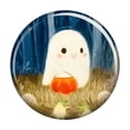 thumbnail image 2 of Glow in The Dark Halloween Decorations, Cute 1.2 Inch Halloween Ghost Refrigerator Magnets, Small Halloween Decor for Home, Spooky Halloween Decor 10 Pack, 2 of 3