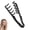 Black, variant on Texture Comb – Volumizing Comb for Men & Women, Hair Texture Comb with Wide & Fine Teeth, Anti-Frizz Fluffy Styling Tool for All Hair Types(Black)