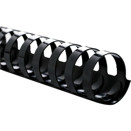 - Sparco, SPR18003, Plastic Binding Spines, 100 / Box, Black