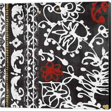 Great Art Now Bali Tapestry I BW by Wild Apple Portfolio Canvas Wall Art