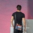 thumbnail image 4 of Bolso bandolera transparente de PVC informal, bandolera deportiva, bolso de mano, 4 of 5